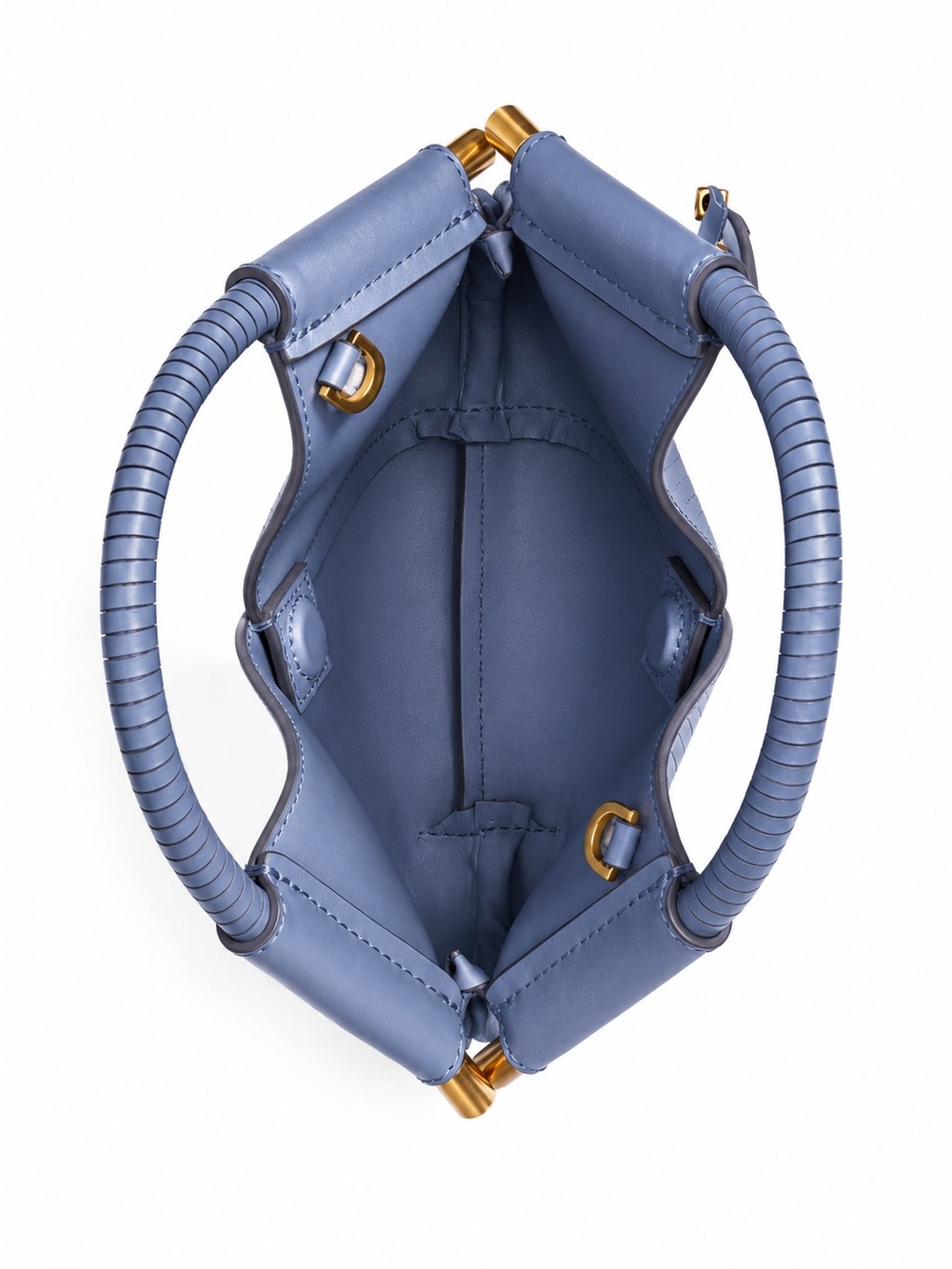 NWT Donna Karan Baldwin Peacock Leather Micro Crossbody MSRP $238 - Picture 6 of 9